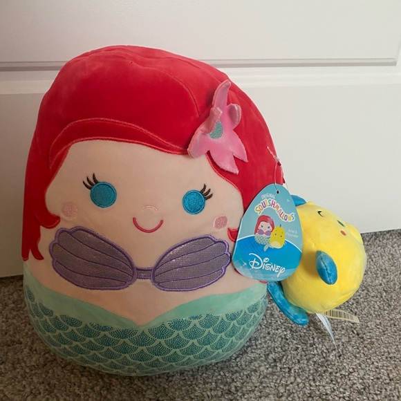 Ariel and Flounder Duo Squishmallow - Picture 1 of 2